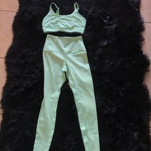 Saski pastel collection mint set top M bottoms S